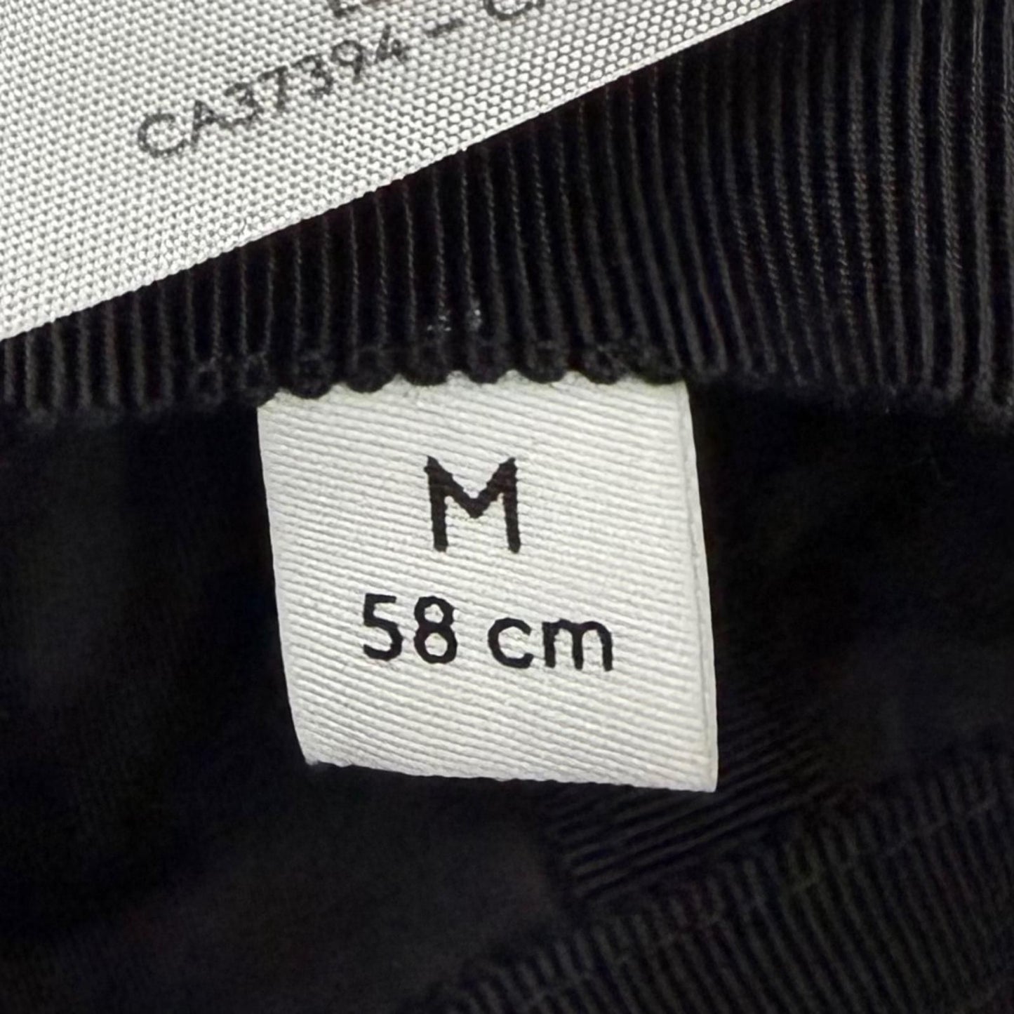 Gucci Web Stripe Embossed Logo Bucket Hat Black M 58 — view 8
