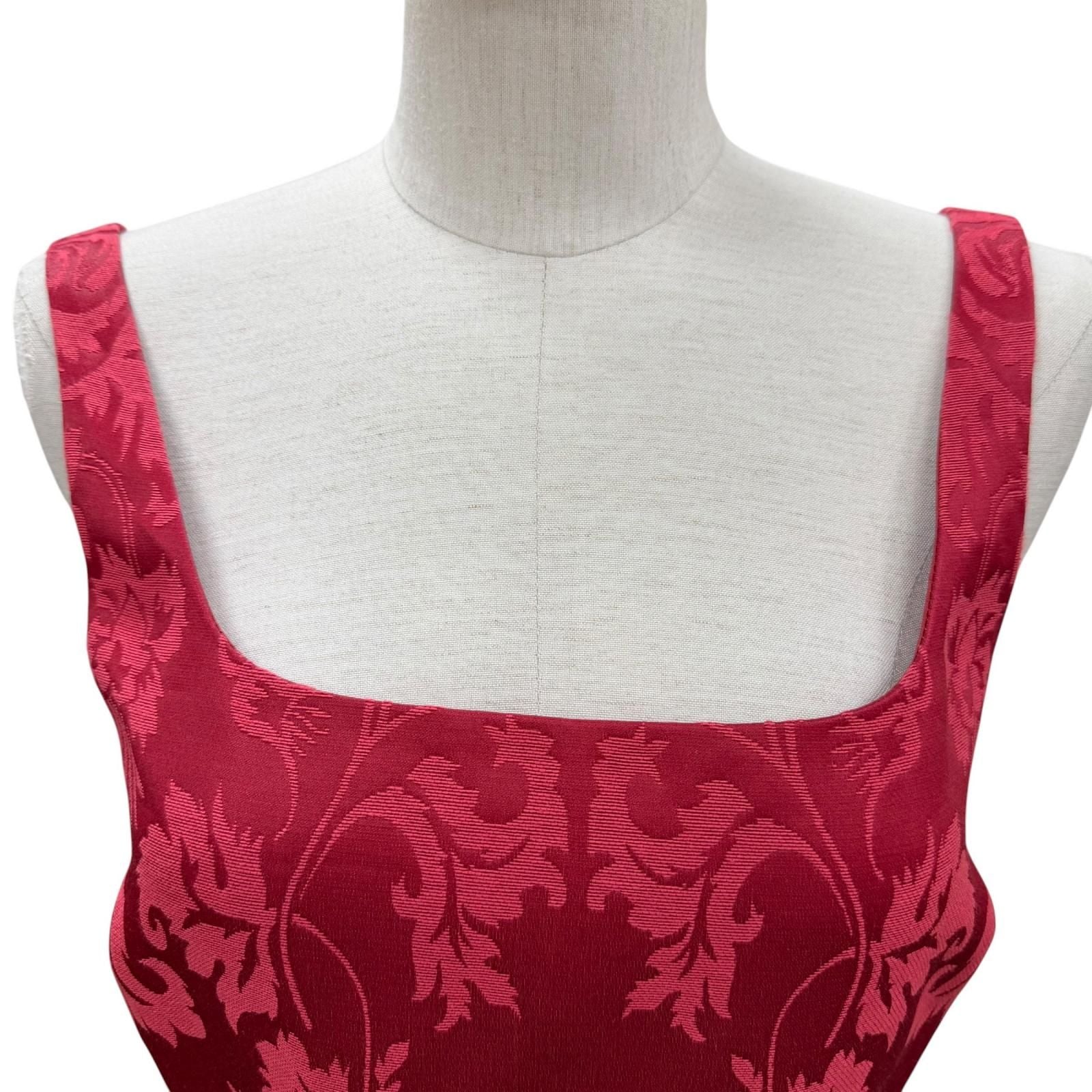 Dior Silk Blend Princess Rajwa Jacquard Belt Dress 38 — view 2