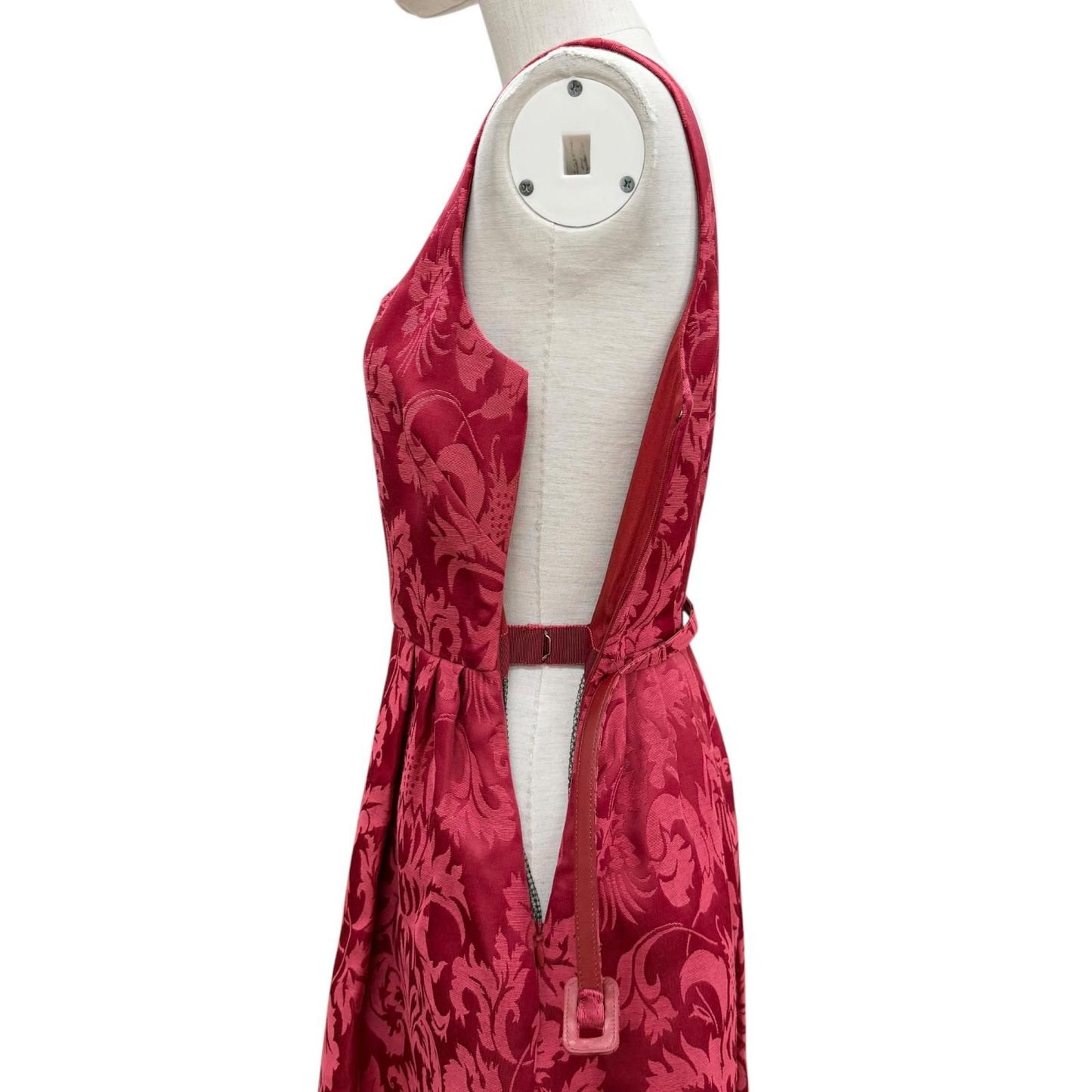 Dior Silk Blend Princess Rajwa Jacquard Belt Dress 38 — view 5