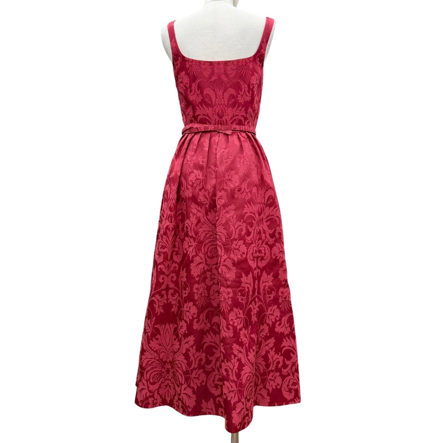 Dior Silk Blend Princess Rajwa Jacquard Belt Dress 38 — view 4