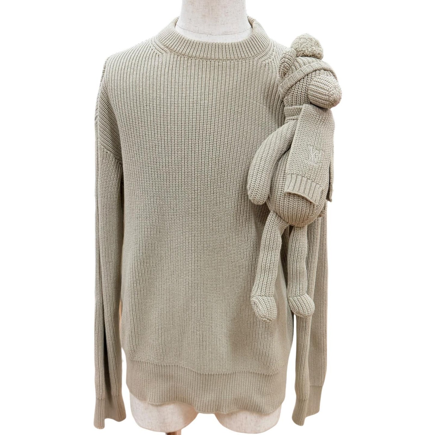 Louis Vuitton Stitched Teddy Bts J-hope Wear Long Sleeve Knit Sweater