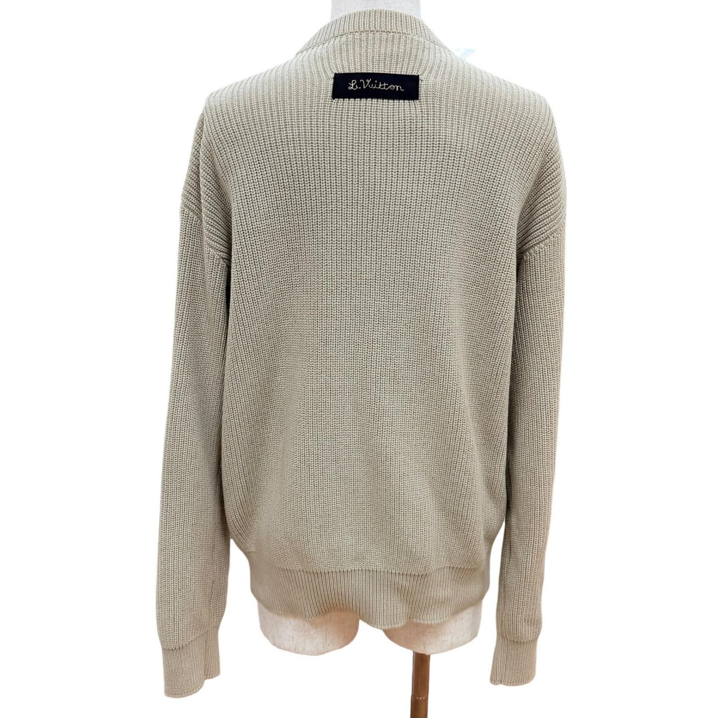 Louis Vuitton Stitched Teddy Bts J-hope Wear Long Sleeve Knit Sweater — view 4