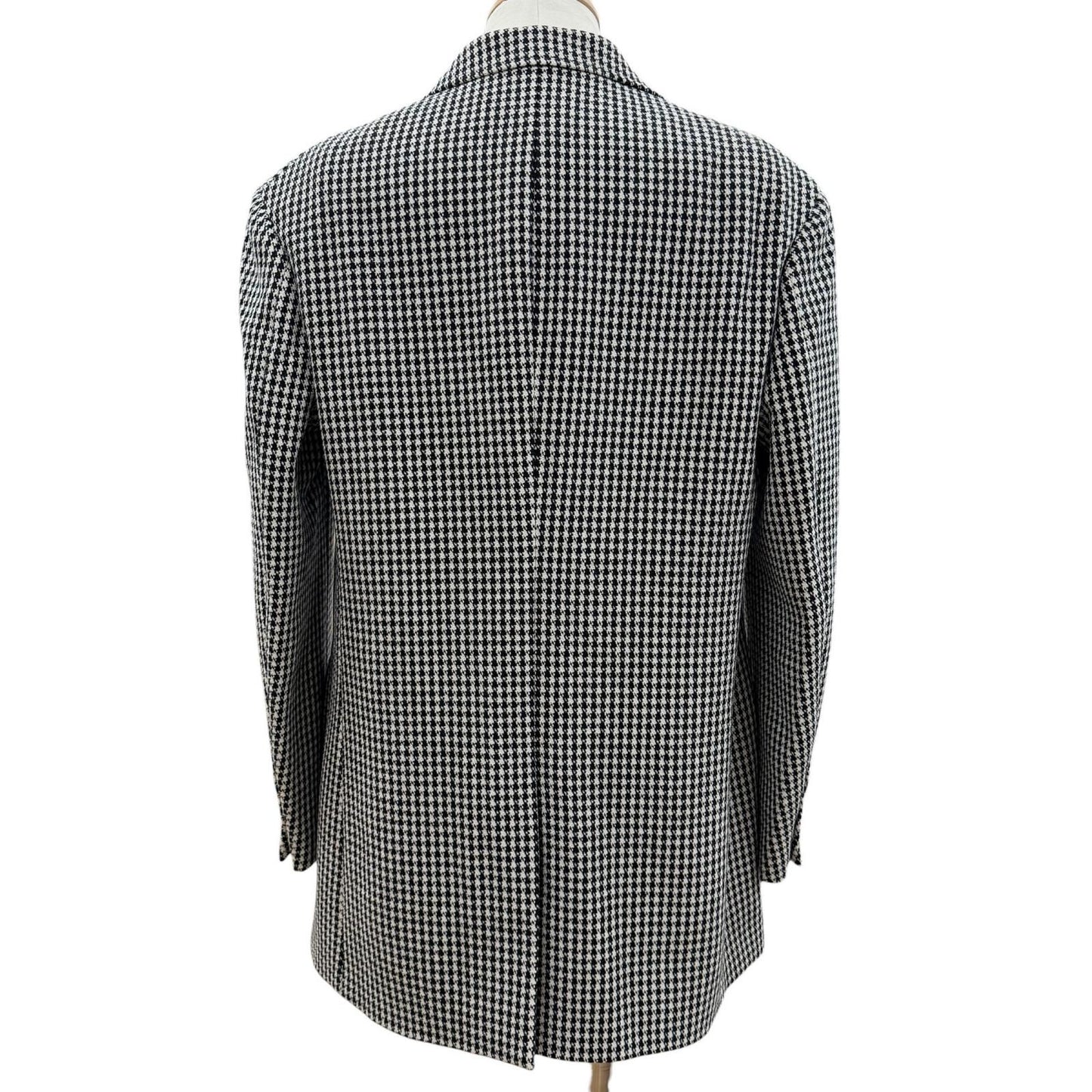 Gucci Cashmere Blend Interlocking Button Houndstooth Pattern Vest Set — view 4