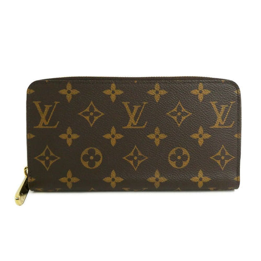 Louis Vuitton Zippy Wallet Monogram Zip Around Brown