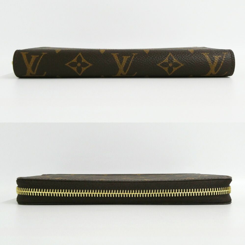 Louis Vuitton Zippy Wallet Monogram Zip Around Brown — view 3