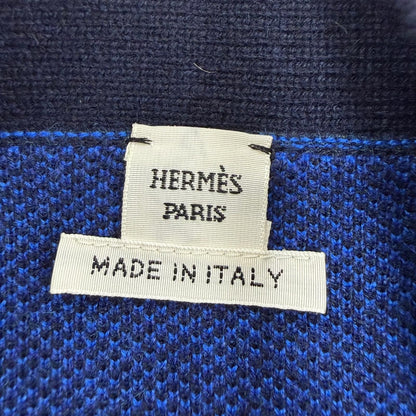 Hermes la Promenade du Matin Morning Walk Cashmere Logo Button Long Sleeve — view 7