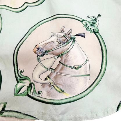 Hermes les Chevaux Des Mogols Mughal Dynasty Horse Silk 100% Martin Margiela — view 6