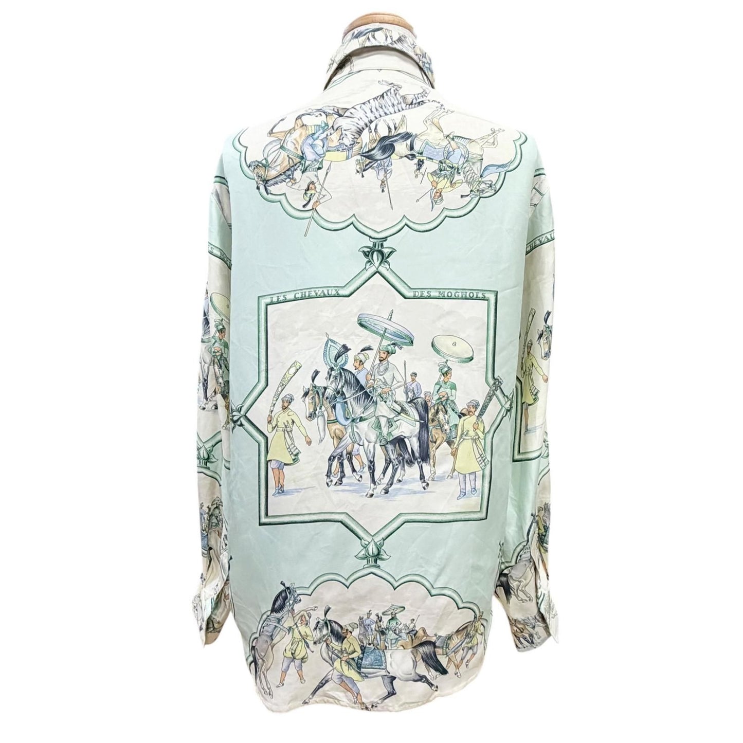 Hermes les Chevaux Des Mogols Mughal Dynasty Horse Silk 100% Martin Margiela — view 4