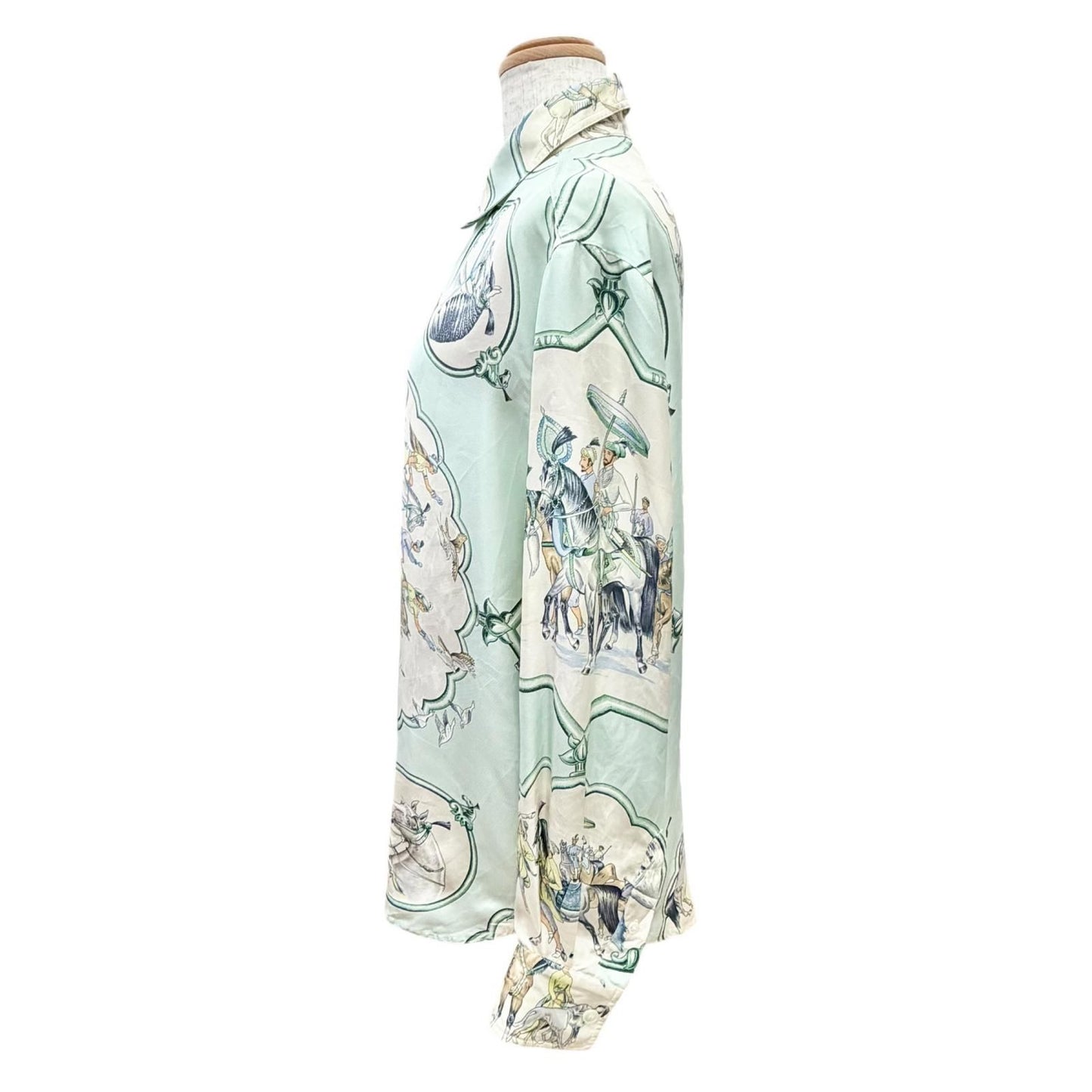 Hermes les Chevaux Des Mogols Mughal Dynasty Horse Silk 100% Martin Margiela — view 3