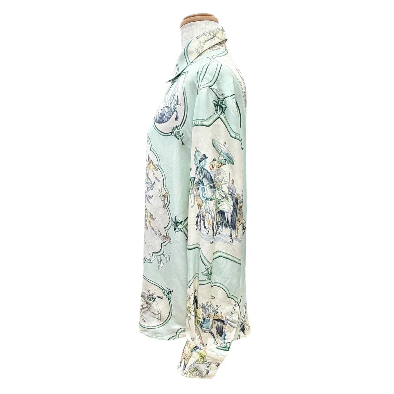 Hermes les Chevaux Des Mogols Mughal Dynasty Horse Silk 100% Martin Margiela — view 3