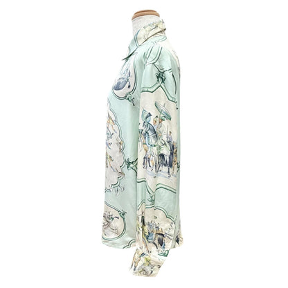 Hermes les Chevaux Des Mogols Mughal Dynasty Horse Silk 100% Martin Margiela — view 3