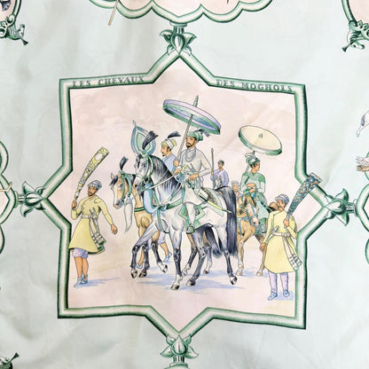 Hermes les Chevaux Des Mogols Mughal Dynasty Horse Silk 100% Martin Margiela — view 5