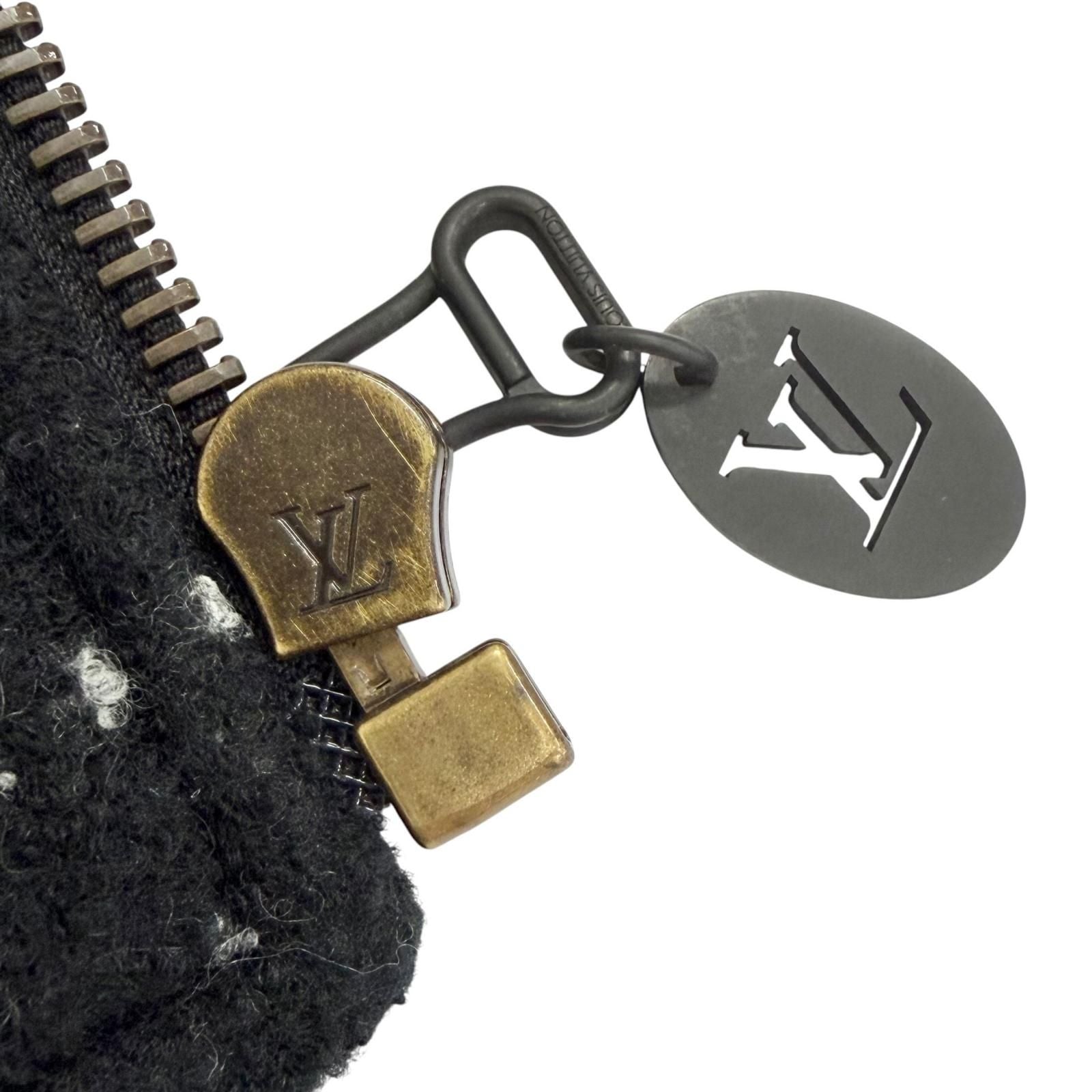 Louis Vuitton Alpine Jacquard Zip Up Jacket Black 34 Hanger Garment Included — view 6