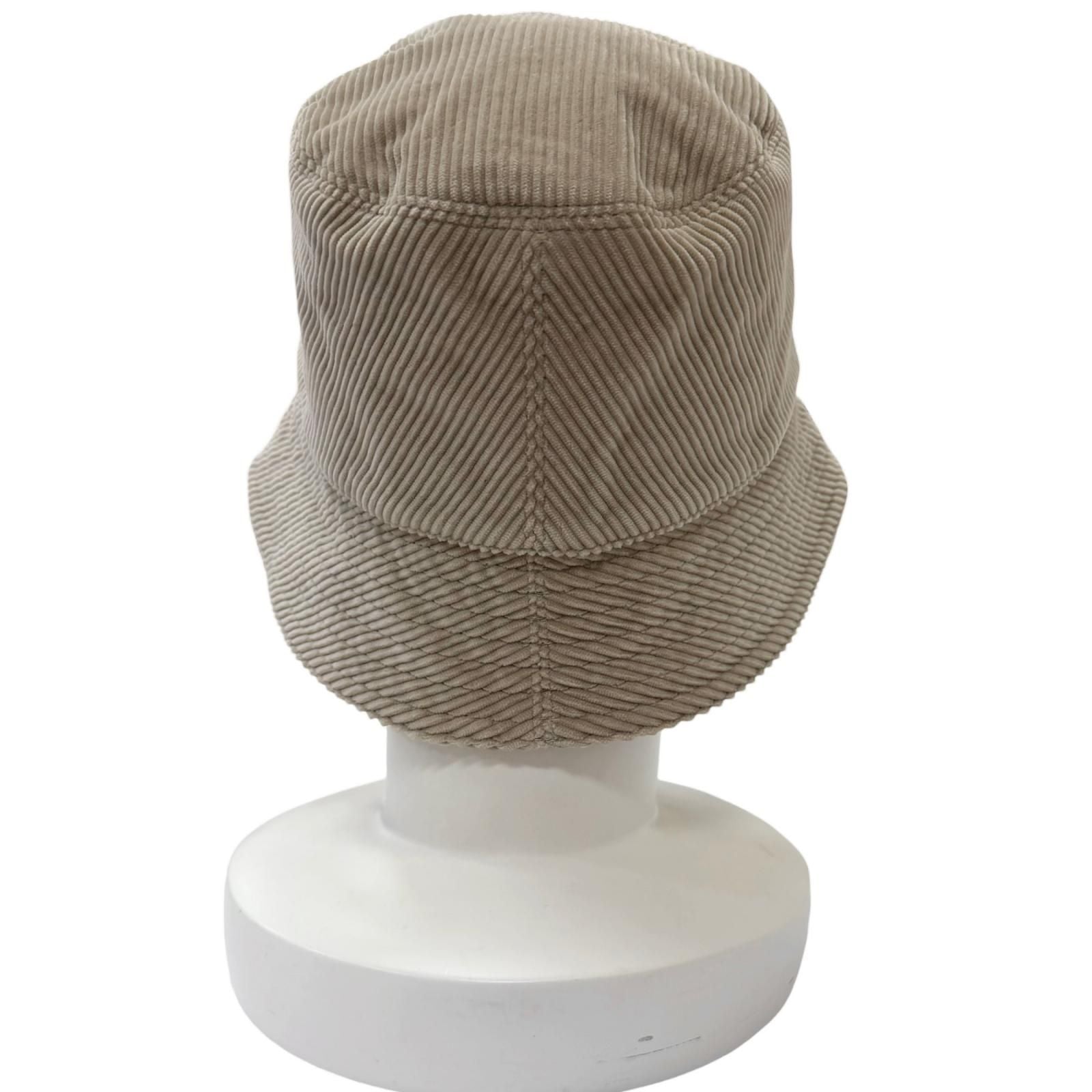 Loewe Corduroy Anagram Patch Bucket Hat Gray Ju 57 — view 4