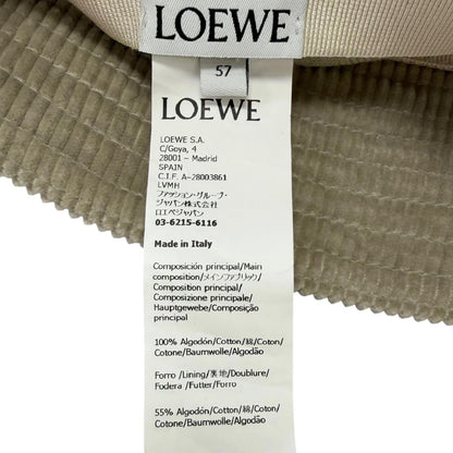 Loewe Corduroy Anagram Patch Bucket Hat Gray Ju 57 — view 7