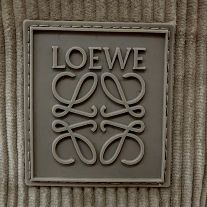 Loewe Corduroy Anagram Patch Bucket Hat Gray Ju 57 — view 6
