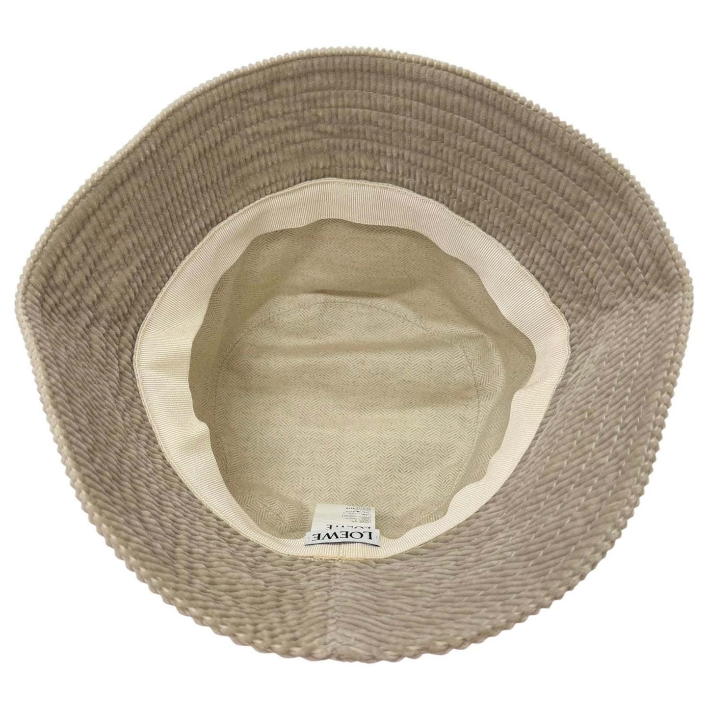 Loewe Corduroy Anagram Patch Bucket Hat Gray Ju 57 — view 5