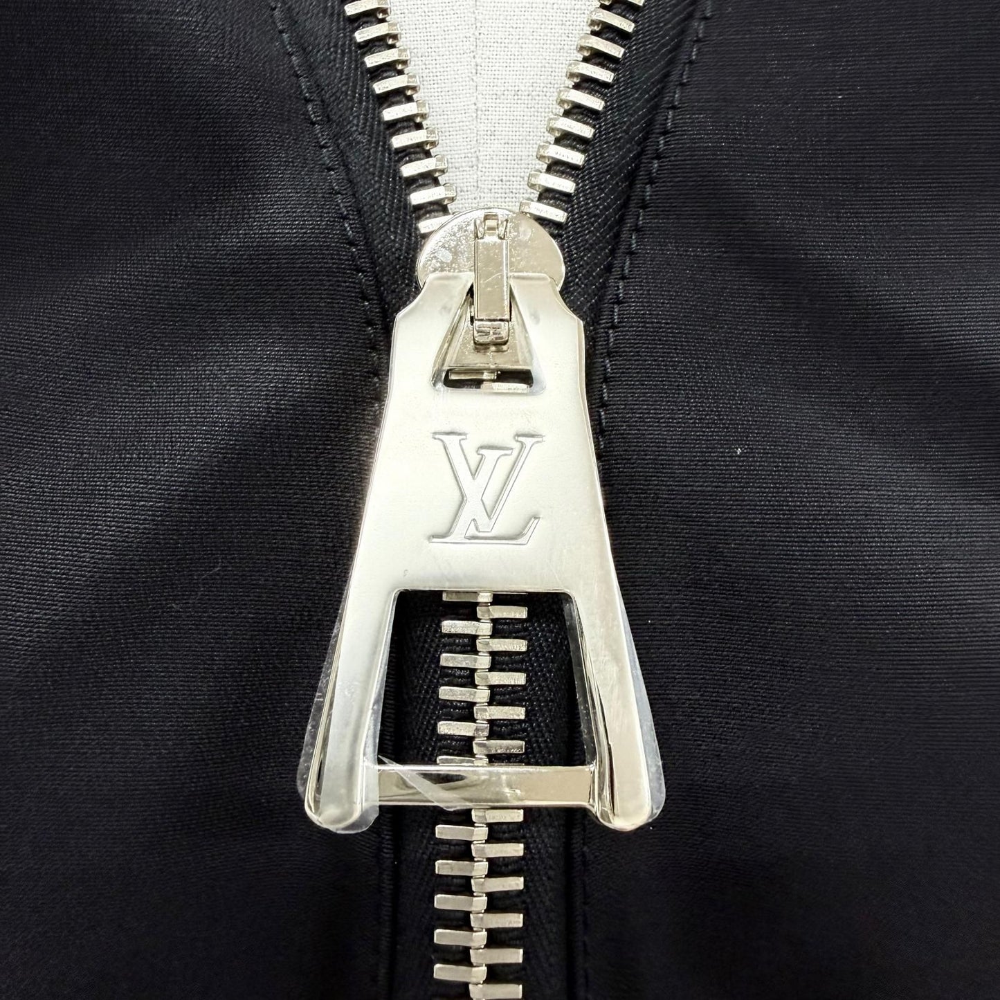 Louis Vuitton LV Zip Silk Blend Sleeveless Dress Black 36 — view 6