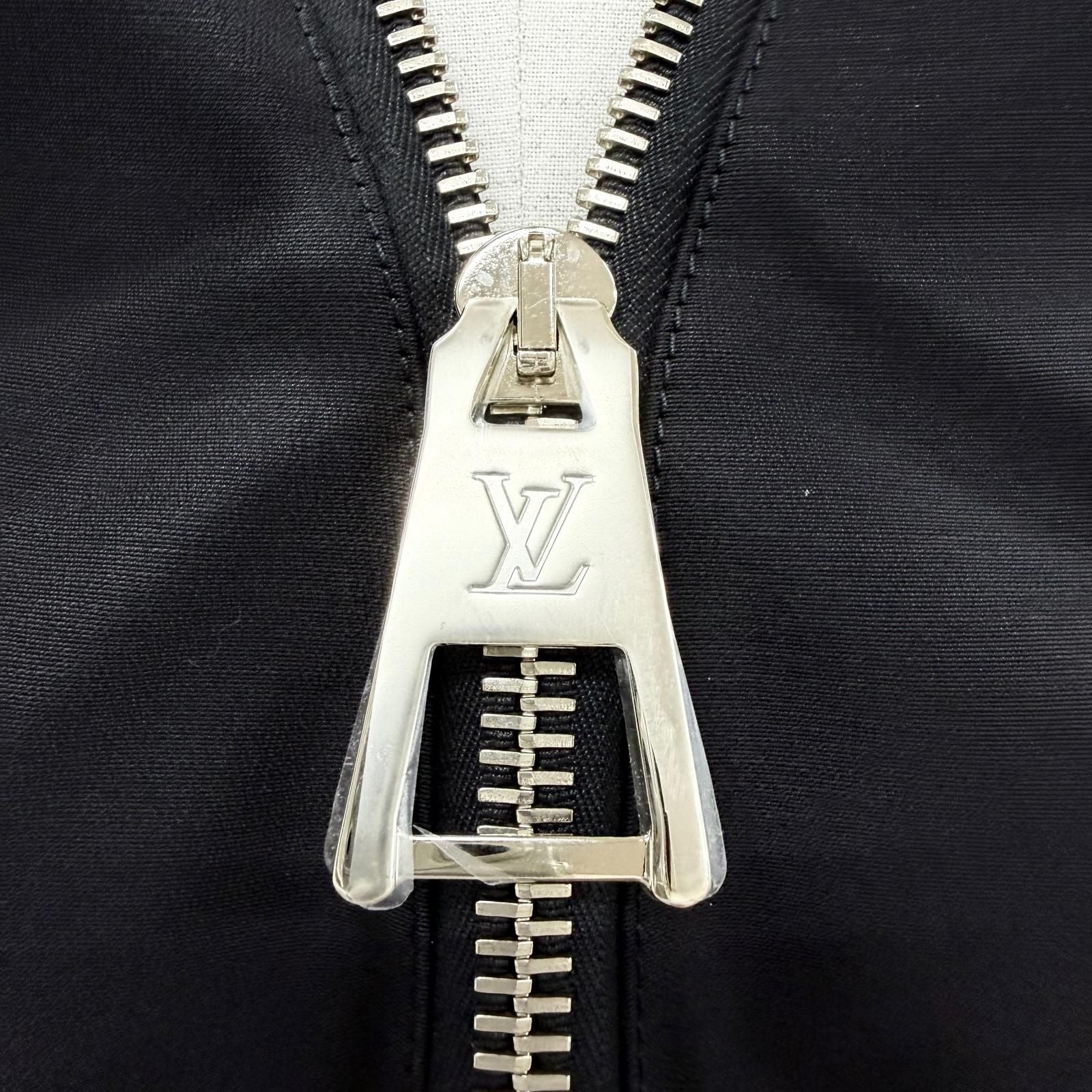 Louis Vuitton LV Zip Silk Blend Sleeveless Dress Black 36 — view 6