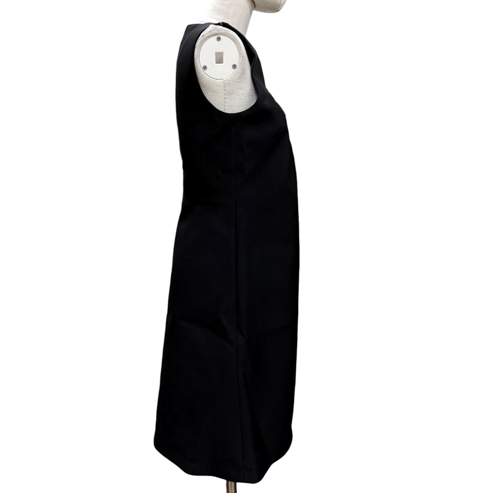 Louis Vuitton LV Zip Silk Blend Sleeveless Dress Black 36 — view 3