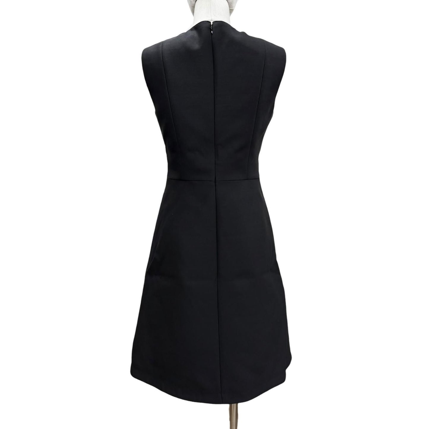 Louis Vuitton LV Zip Silk Blend Sleeveless Dress Black 36 — view 4