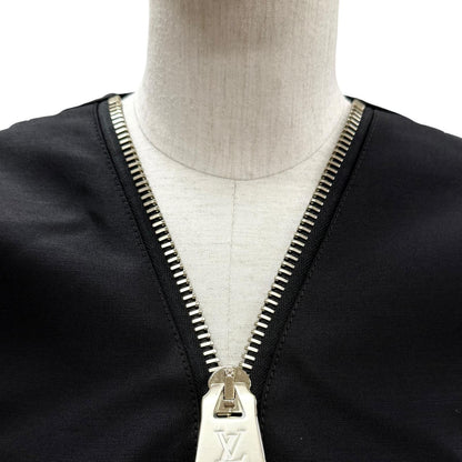 Louis Vuitton LV Zip Silk Blend Sleeveless Dress Black 36 — view 2