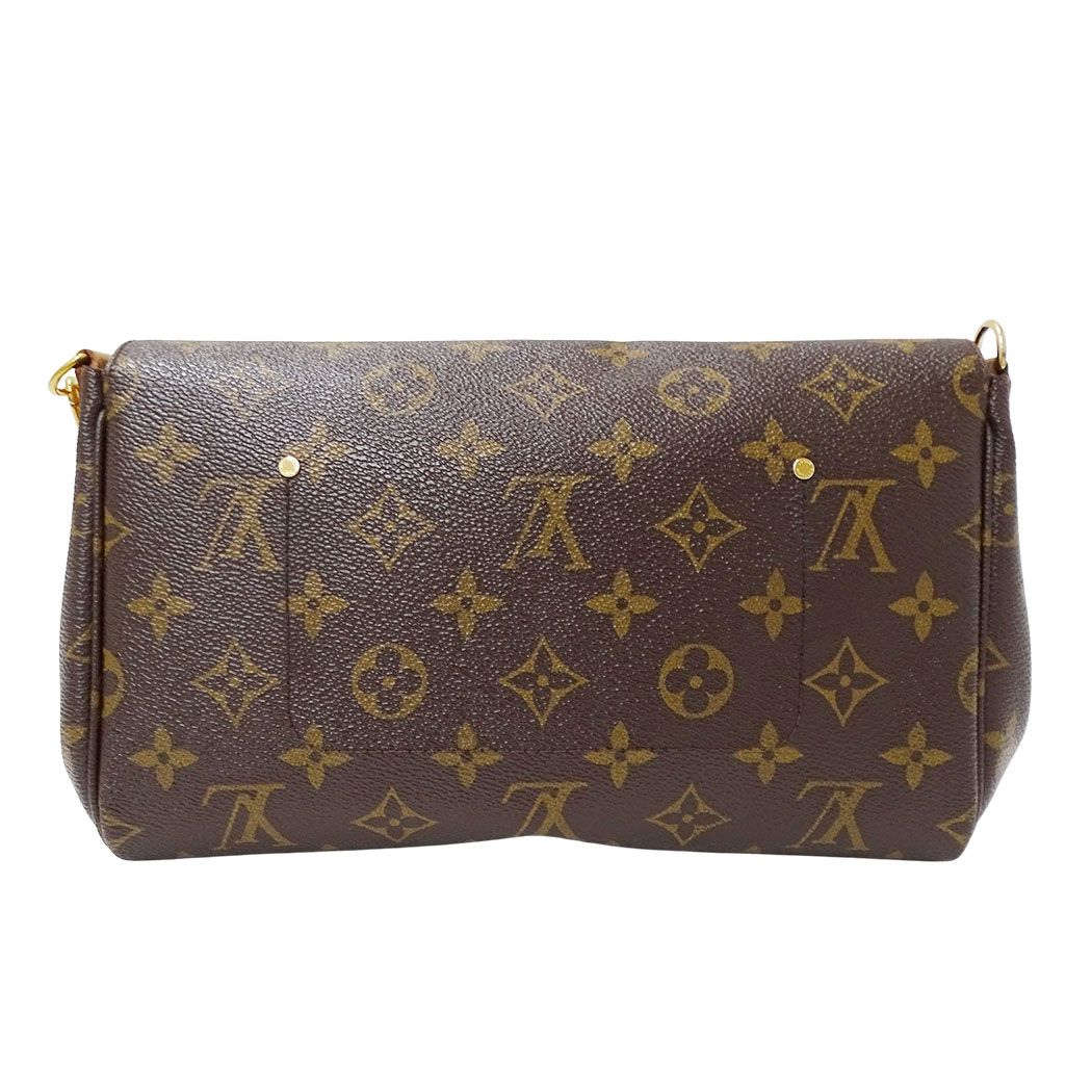 Louis Vuitton 2-Way Shoulder Bag Monogram Canvas Favorite MM Brown Handle Adult — view 2