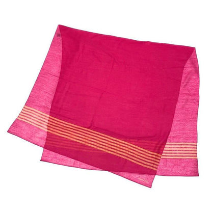 Hermes Shawl Cashmere Plume Stitching Neckwear Pink Large Scarf New Vintage