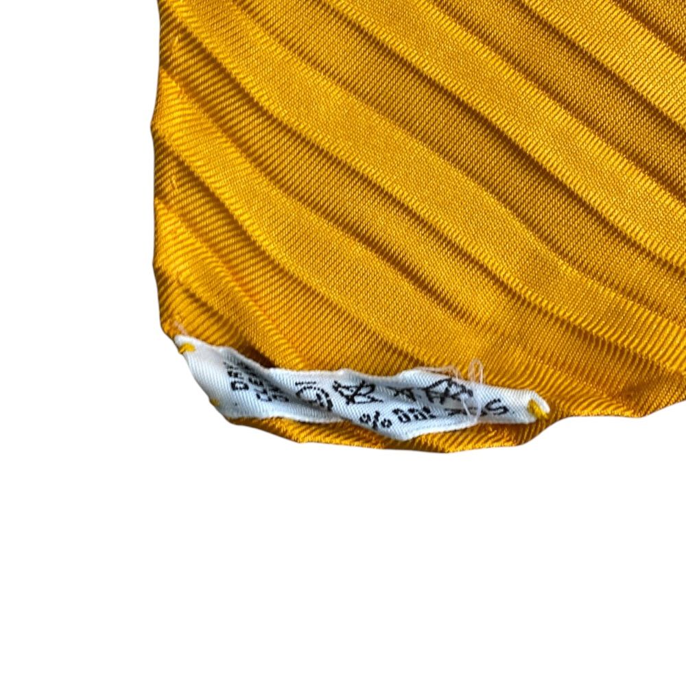 Hermes Festival Pleats Carre Scarf All Over Pattern Silk Yellow Multicolor — view 7