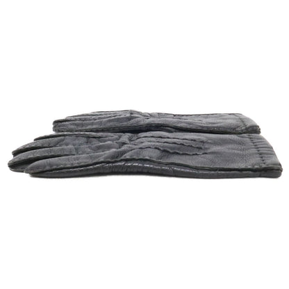Celine Homme Leather Gloves Black — view 4