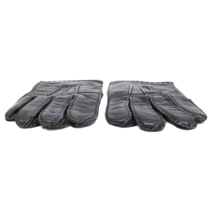 Celine Homme Leather Gloves Black — view 5