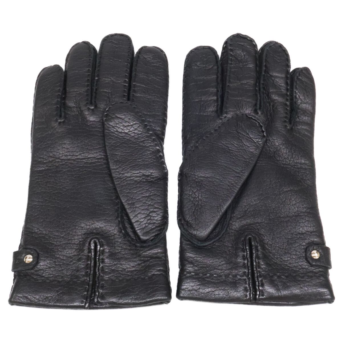 Loewe Leather Gloves Black — view 6