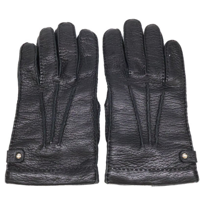 Loewe Leather Gloves Black