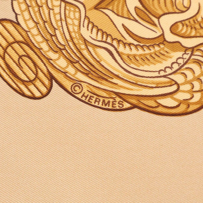 Hermes Mtgpsoa Sailing Ship Silk Carre 90 Scarf — view 5