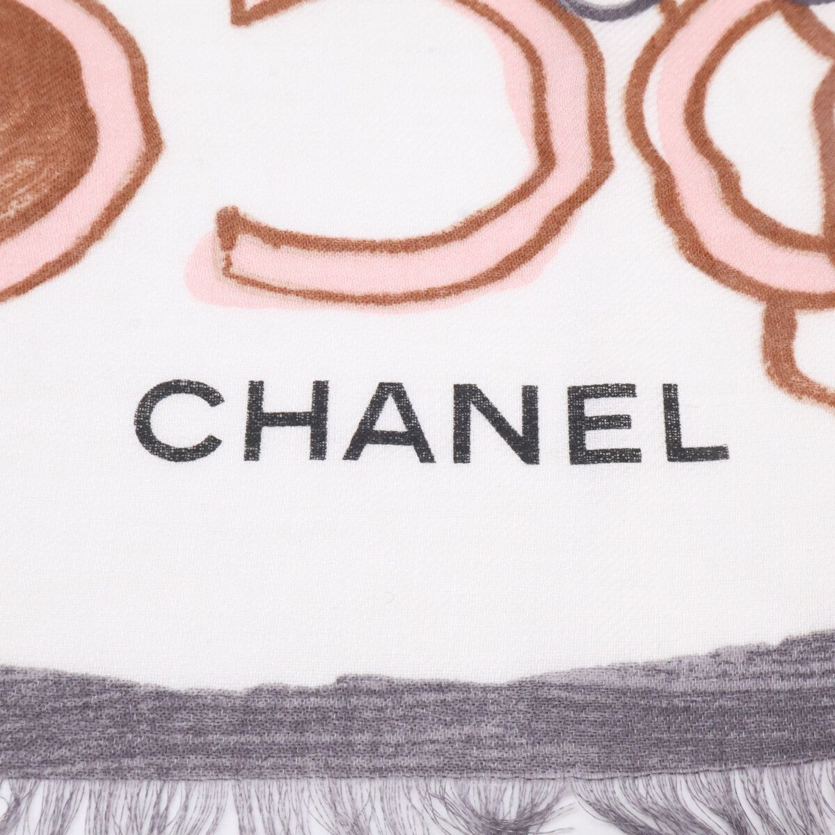 Chanel All Pattern Cashmere Blend Scarf — view 3