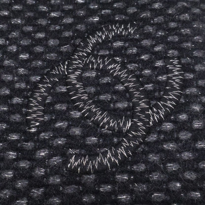 Chanel CC Logo Embroidery Lame Cashmere Scarf — view 5