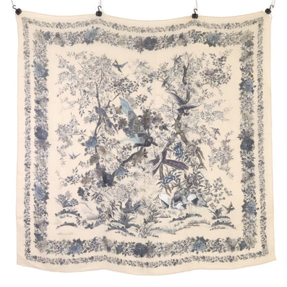 Dior Jardin D'hiver 140 D'vert Cashmere Scarf — view 2