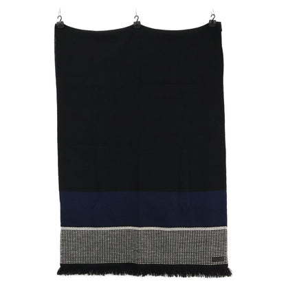 Hermes Leather Logo Patch Cashmere Scarf — view 2