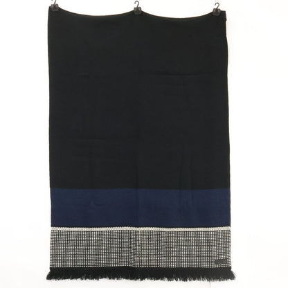 Hermes Leather Logo Patch Cashmere Scarf — view 3