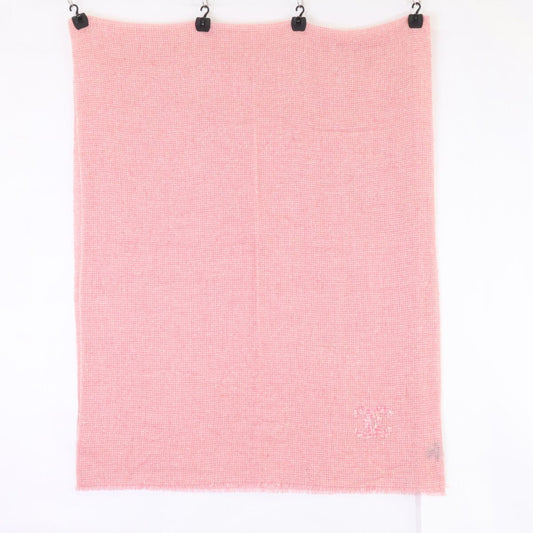 Chanel CC Logo Embroidery Wool Cashmere Scarf