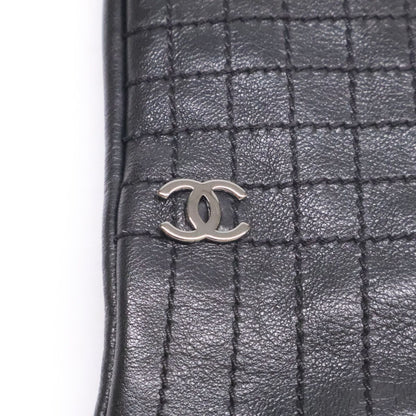 Chanel CC Logo Rabbit Fur Sheep Leather Gloves — view 9