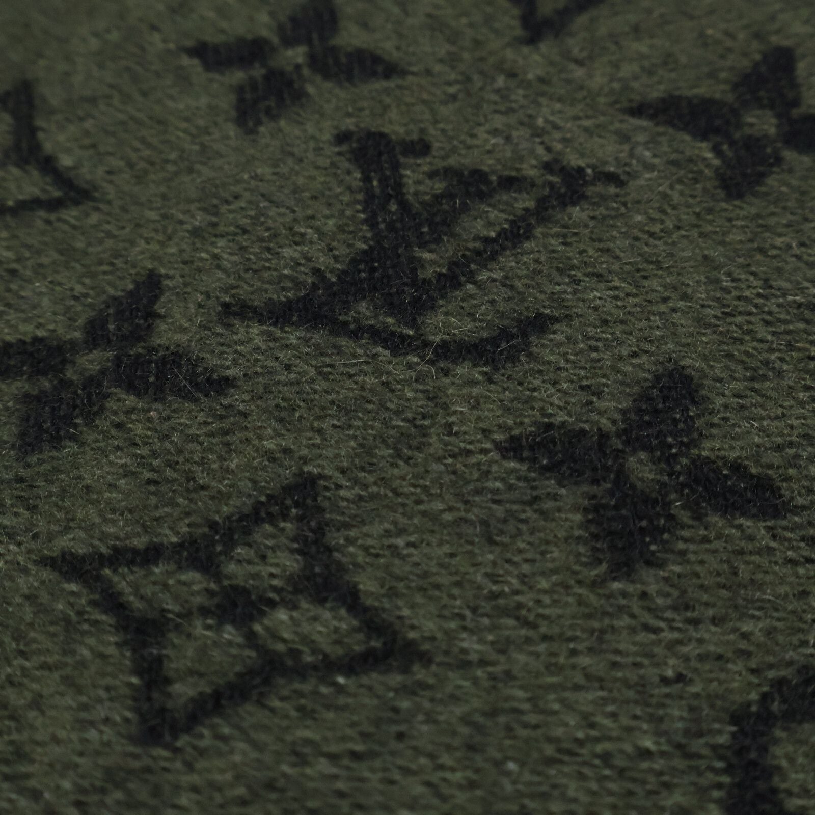 Louis Vuitton Echarpe Monogram Gradient Wool Cashmere Fringe — view 7