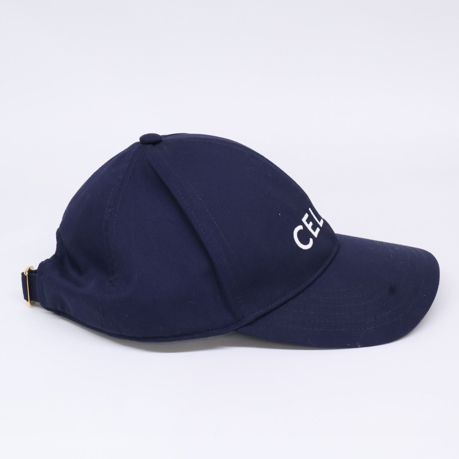 Celine Logo Embroidery Baseball Cap — view 5