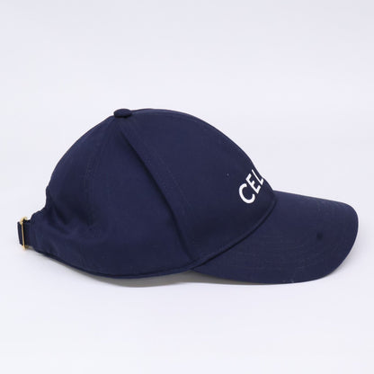 Celine Logo Embroidery Baseball Cap — view 5