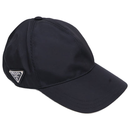 Prada Triangle Plate Nylon Baseball Cap