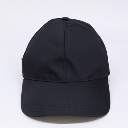 Prada Triangle Plate Nylon Baseball Cap — view 2