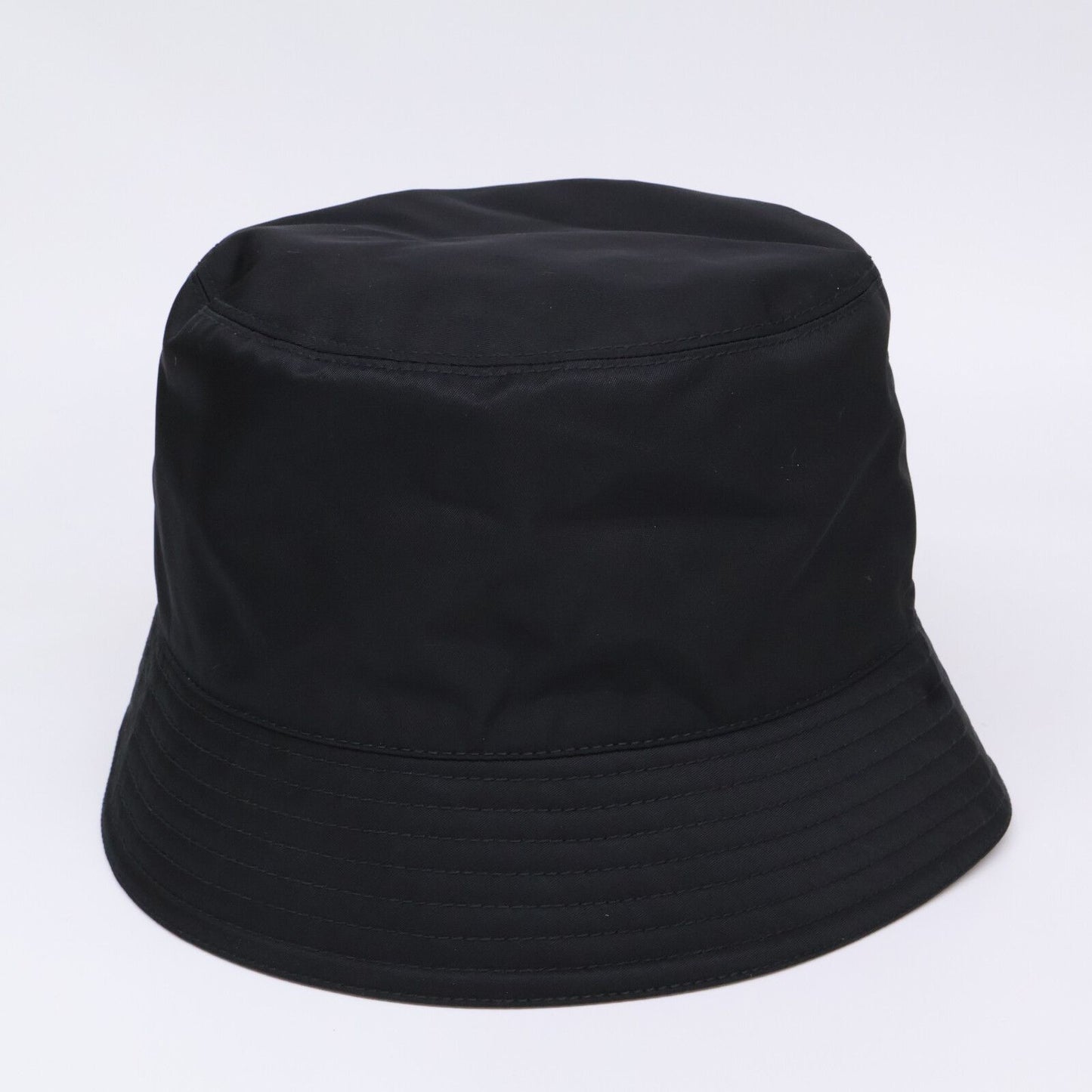 Prada Re-Nylon Triangle Plate Nylon Bucket — view 4