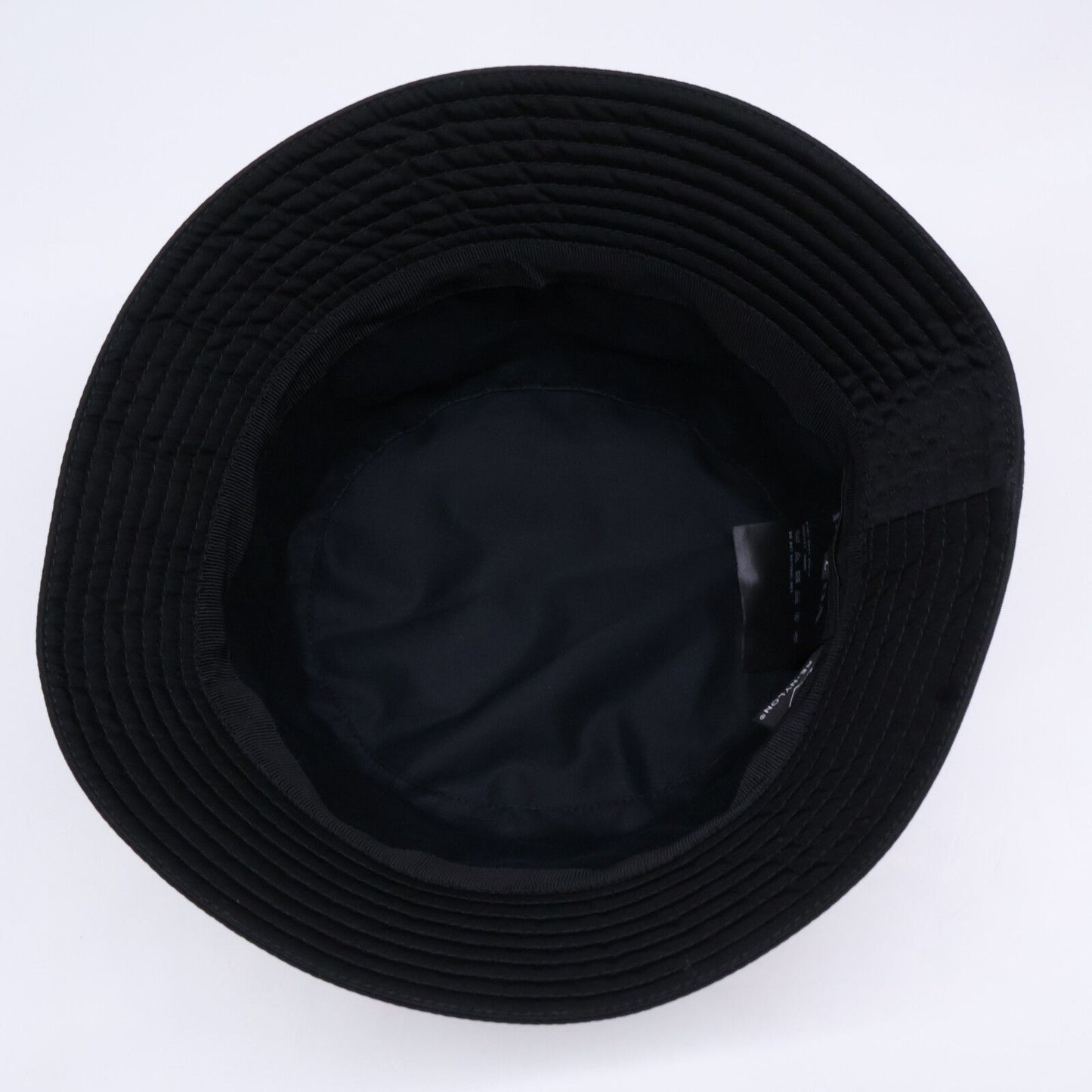 Prada Re-Nylon Triangle Plate Nylon Bucket — view 7
