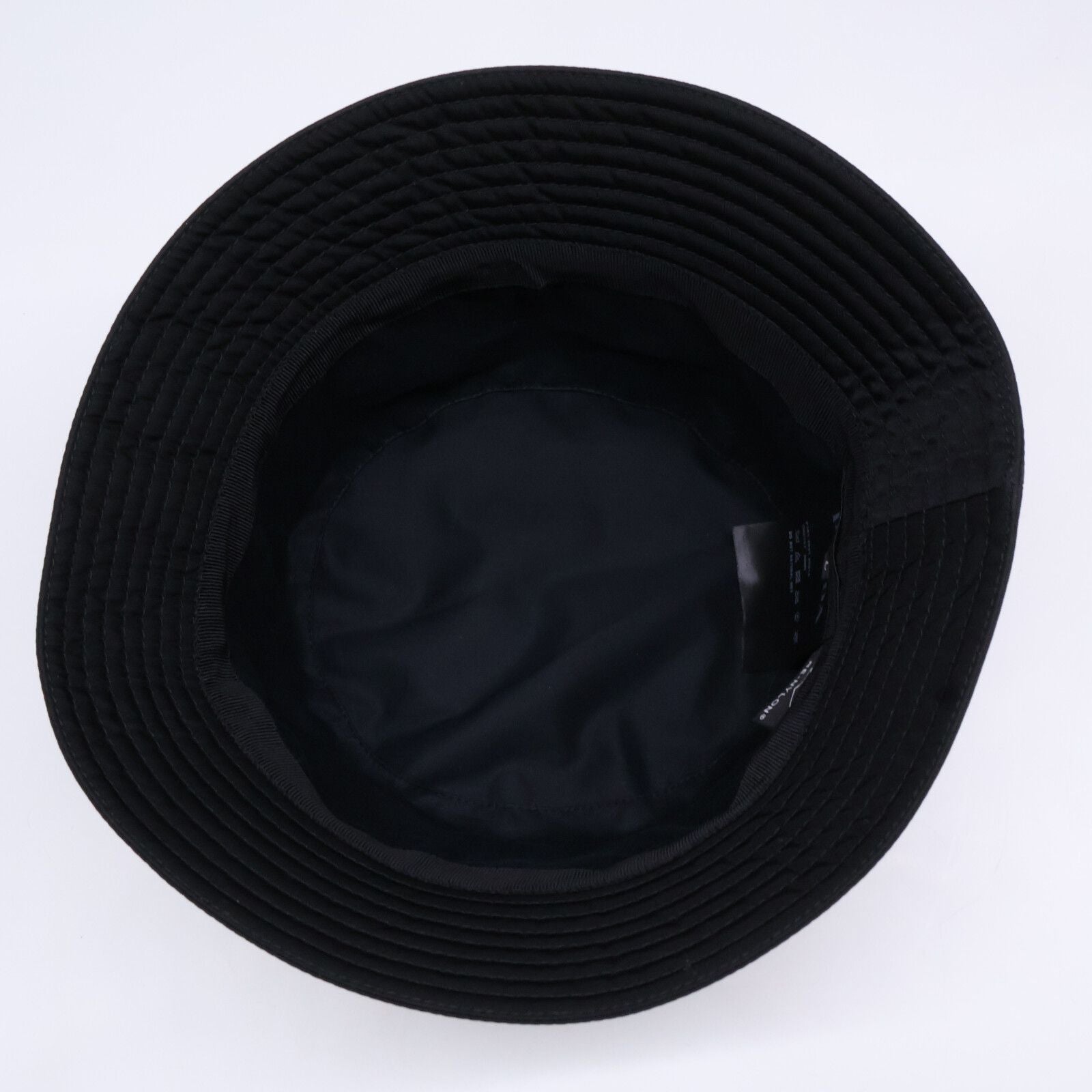 Prada Re-Nylon Triangle Plate Nylon Bucket — view 7