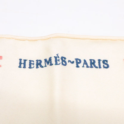 Hermes 01 Pointe Brodet Twilly Block Silk Scarf — view 3